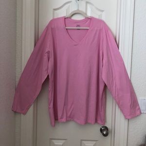JMS Just My Size woman’s light pink blouse